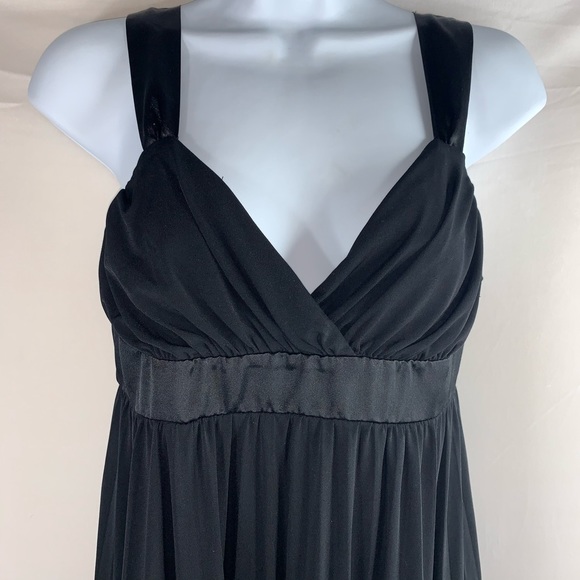 Appropriate Behavior Dress Satin Straps Sleeveless - Picture 2 of 9